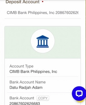 Bank transfer/ Scan bank account QR code